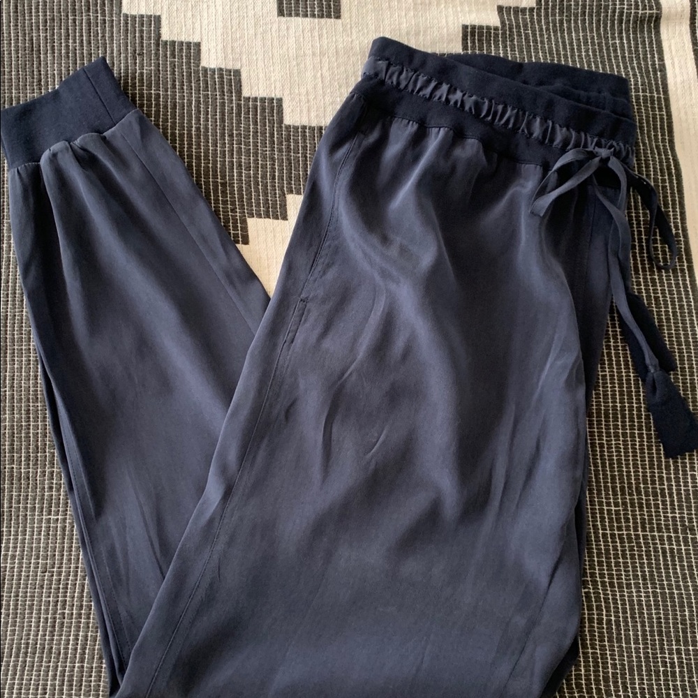 Navy blue harem pants from Calypso St Barth